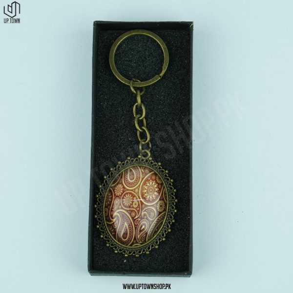 Antique Handmade Steel Keychain