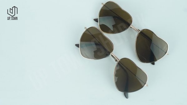 Brown Heart CASHFOR Glasses