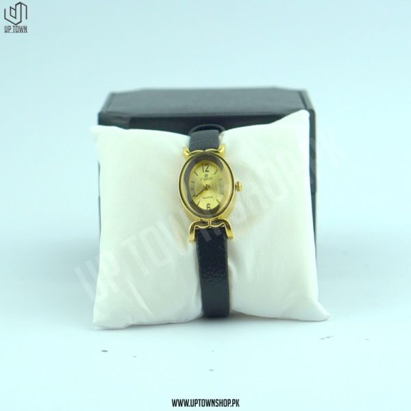 Sveston SV-11145 Gold Stylish Numeric Dial Girl Watch